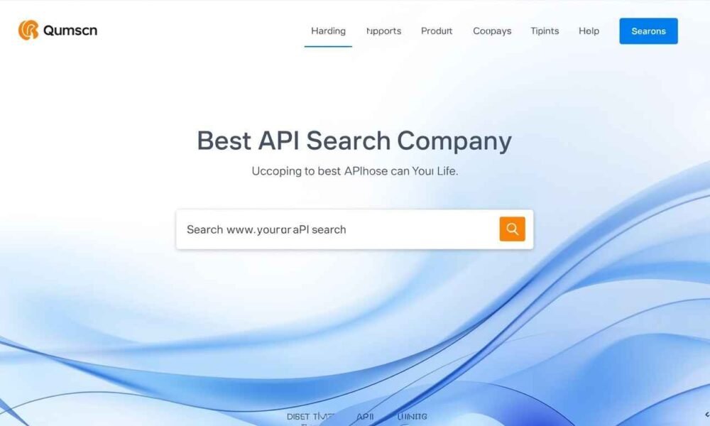 best api search company's homepage