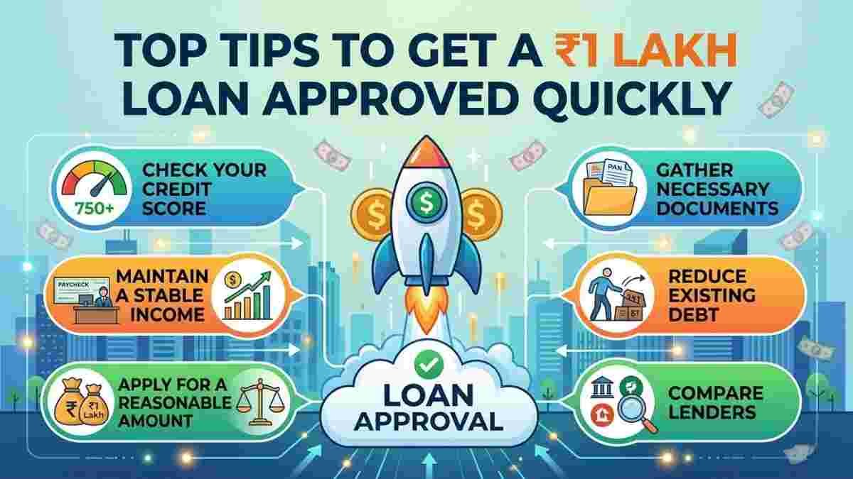 Top Tips To Get A ₹1 Lakh Loan Approved Quickly 15 Loan