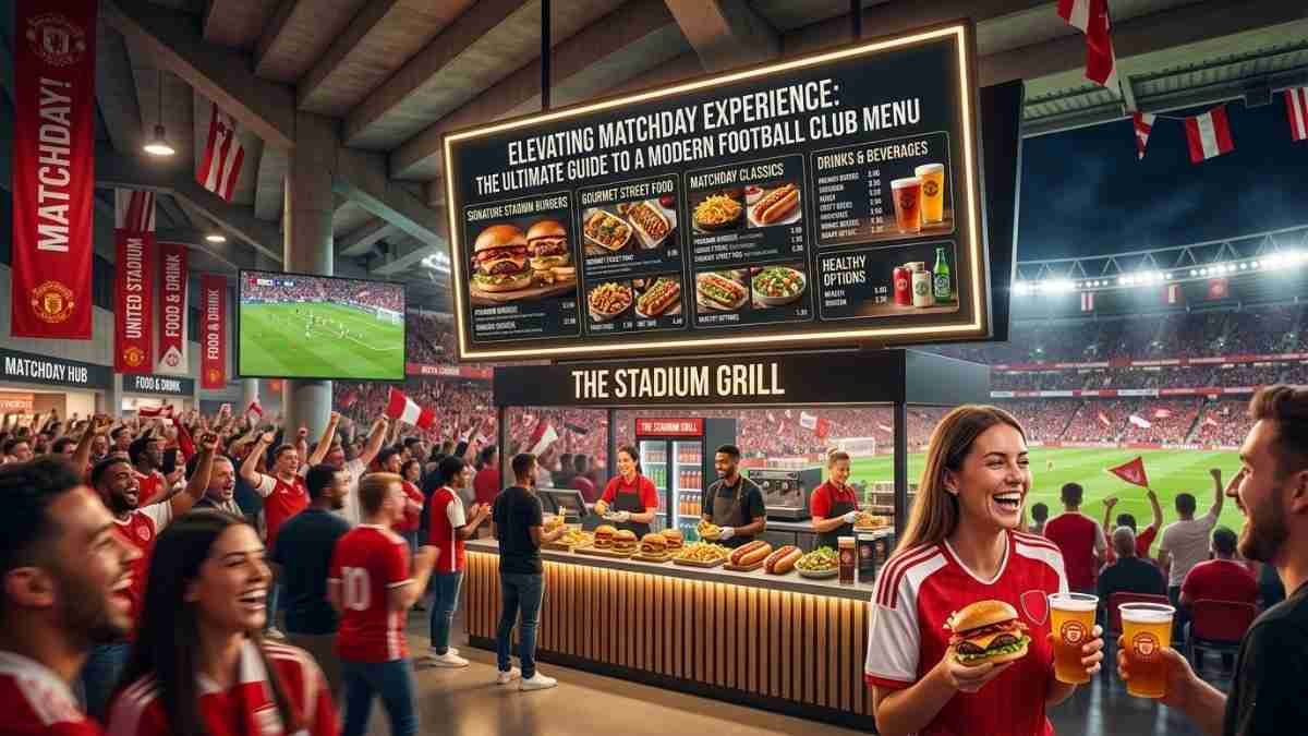 football club menu