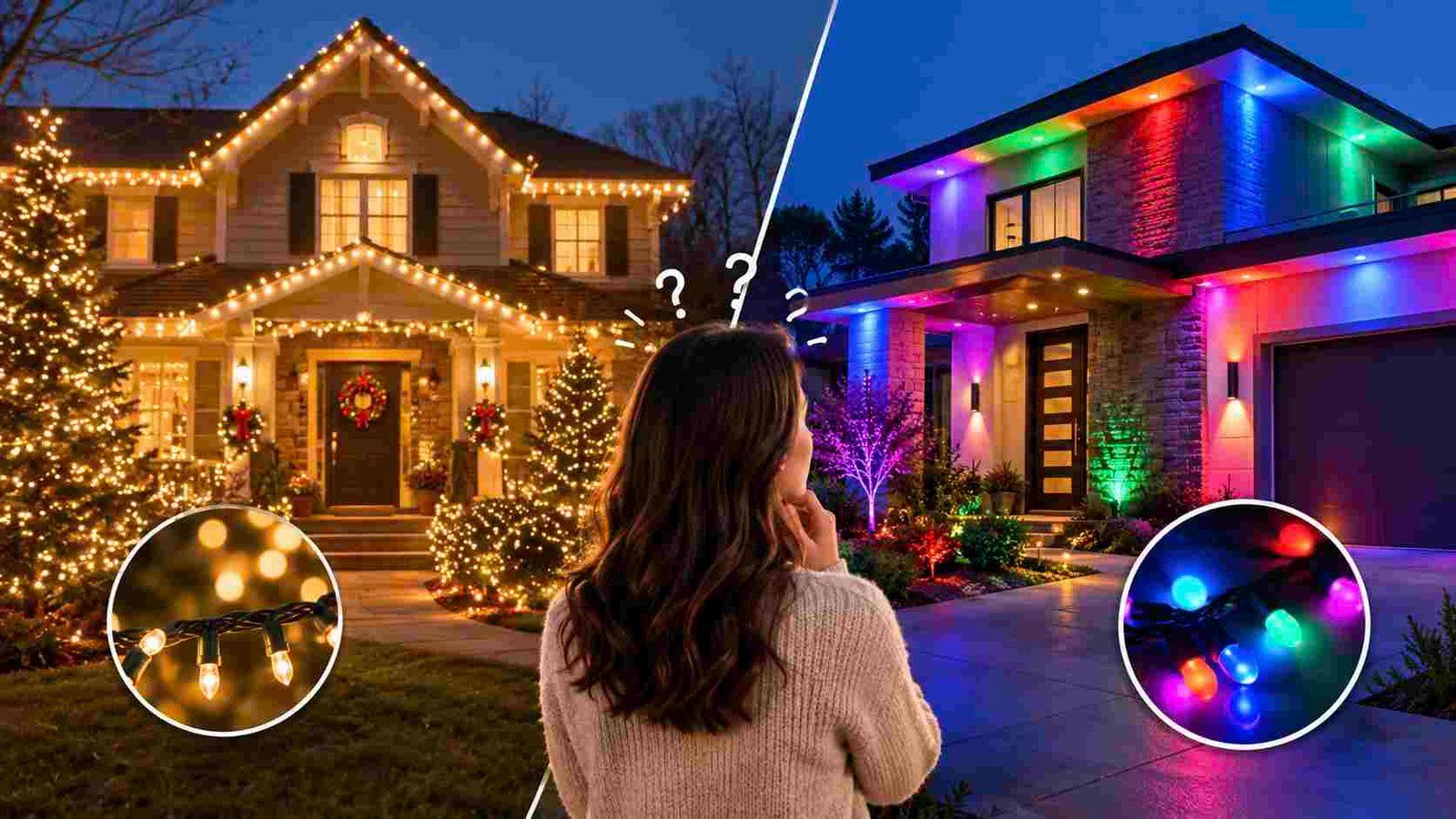 Choosing Between Holiday Lighting Approaches for Your Home 18 Holiday